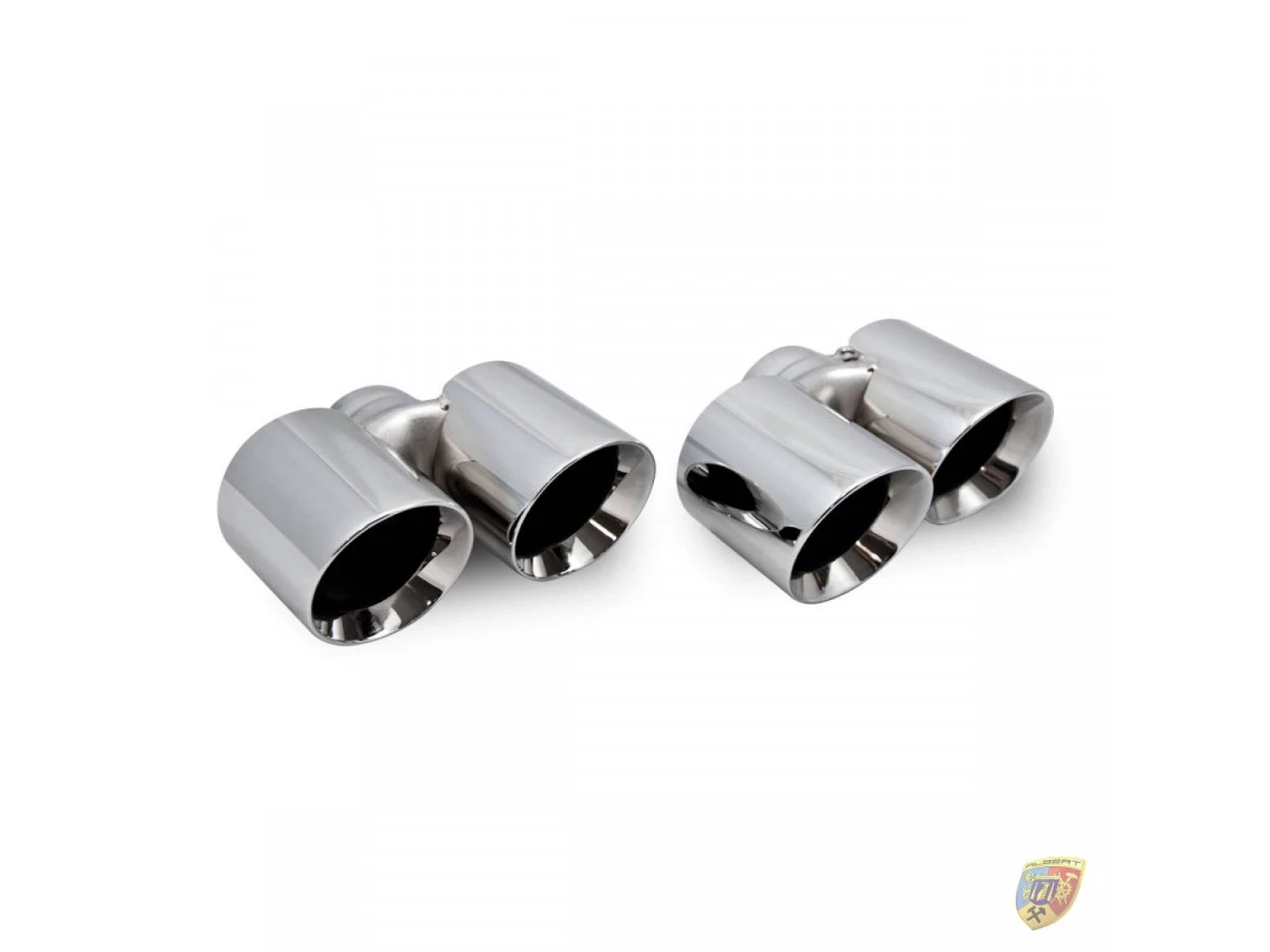 997.1 - 997.2 Carrera tailpipes polished stainless steel Porsche 911 – Albert Motorsport