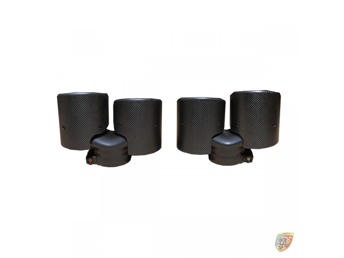 997.1 - 997.2 Tubos de escape Carrera de acero inoxidable en carbono Porsche 911 | Albert Motorsport