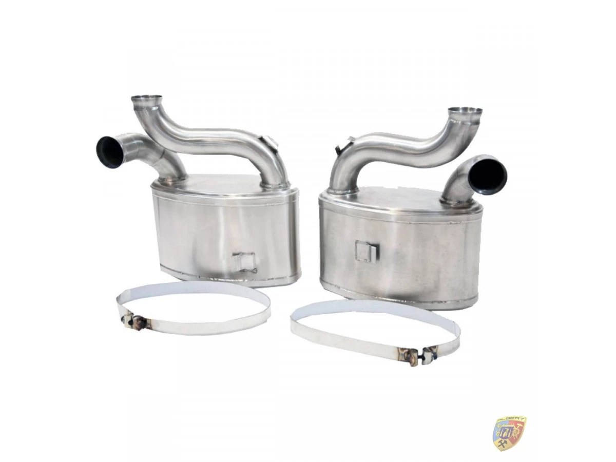 993 Turbo - GT2 rear silencer exhaust stainless steel Porsche 911 – Albert Motorsport