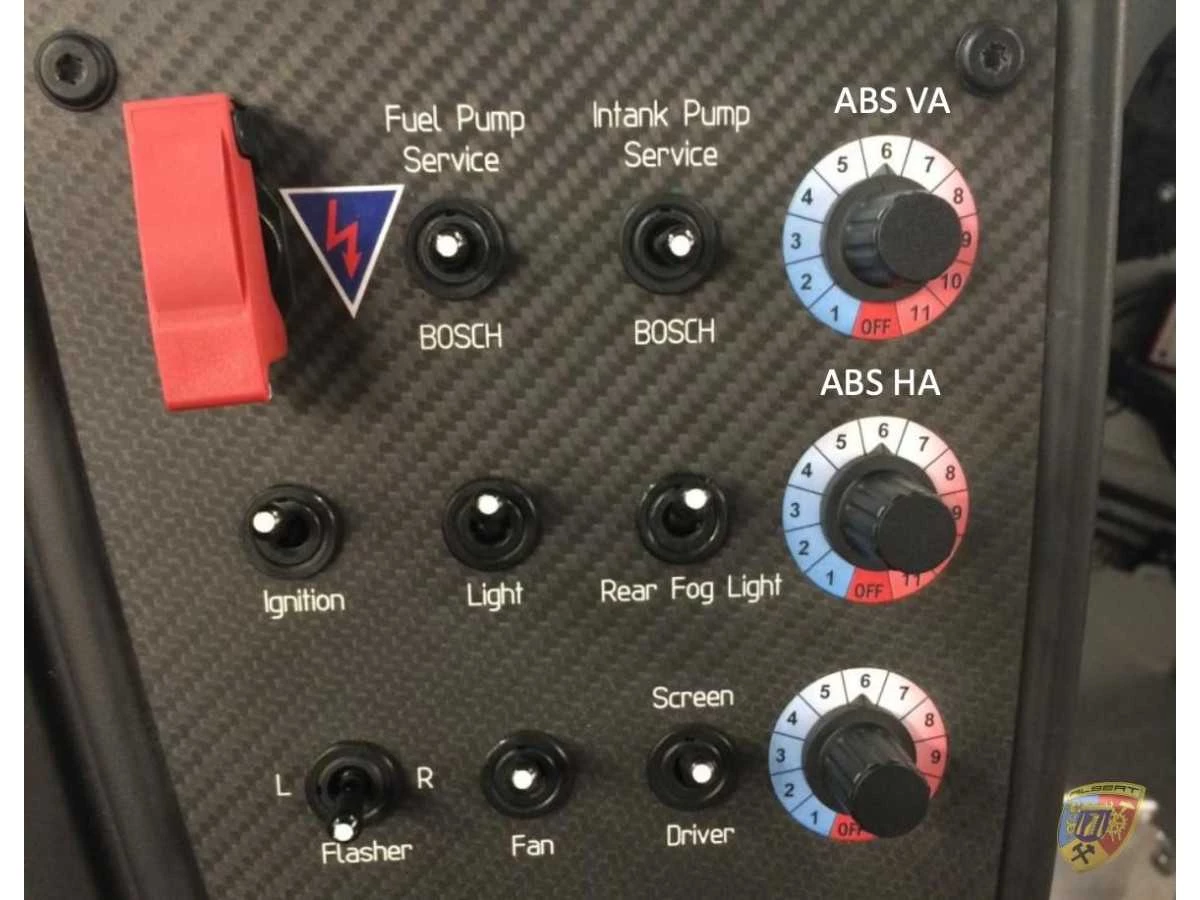 Sistema ABS-ESP 991 GT3 Cup regolabile in 12 posizioni per Porsche 911 | Albert Motorsport