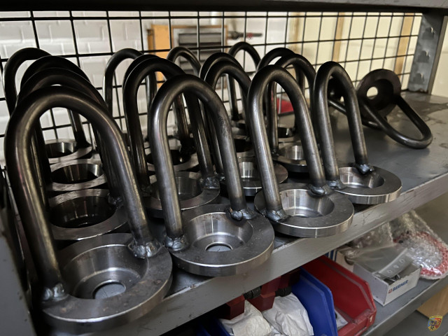 Ensemble de crochets d'arrimage pour 996 - 997 GT3 Cup (4 pièces) Porsche 911 2