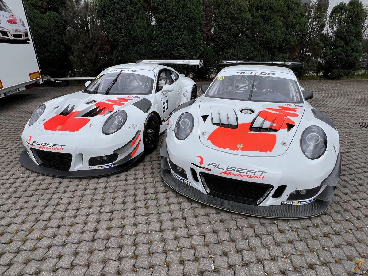 Parachoques delantero de carbono para Porsche 911 GT3 R 991 | Albert Motorsport