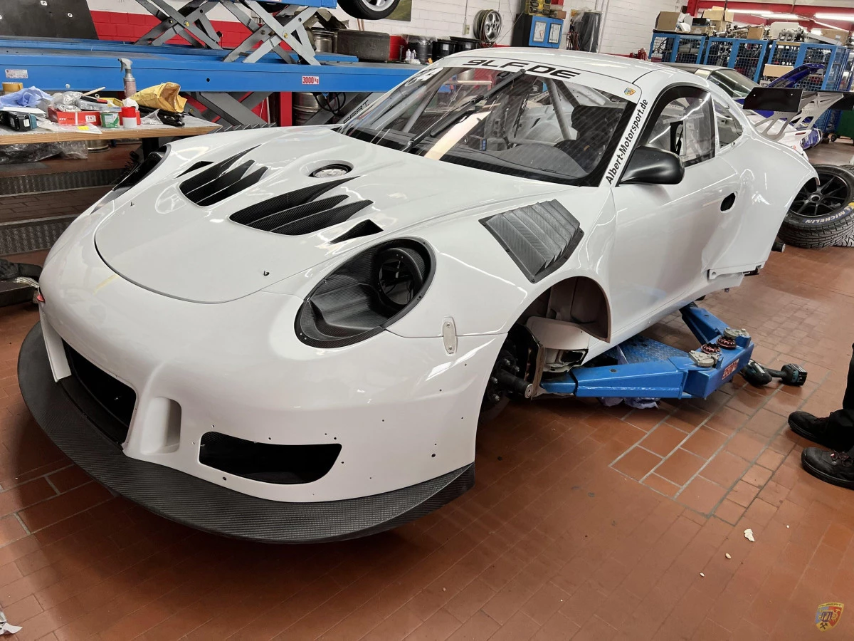 Parachoques delantero de carbono para Porsche 911 GT3 R 991 | Albert Motorsport