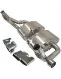 997.1 Carrera sports exhaust with stainless steel tailpipes for Porsche 911 – Albert Motorsport