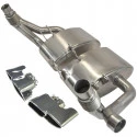 997.1 Carrera sports exhaust with stainless steel tailpipes for Porsche 911 – Albert Motorsport