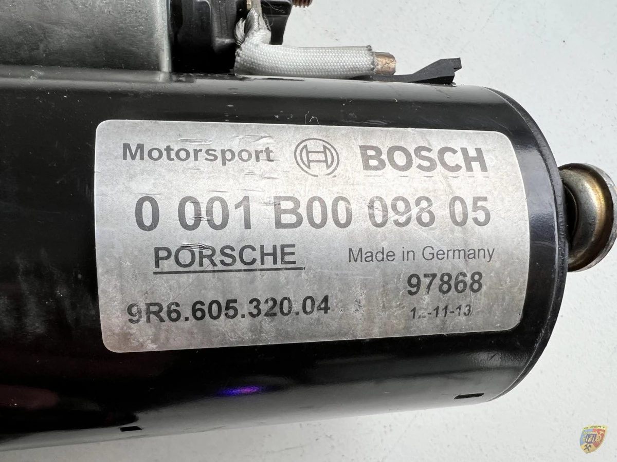 997 GT3 R - RSR Motor de arranque Bosch Porsche 911 | Albert Motorsport