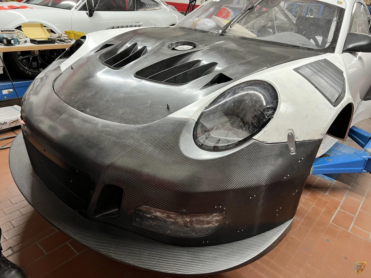 Parachoques delantero de carbono para Porsche 911 GT3 R 991 | Albert Motorsport