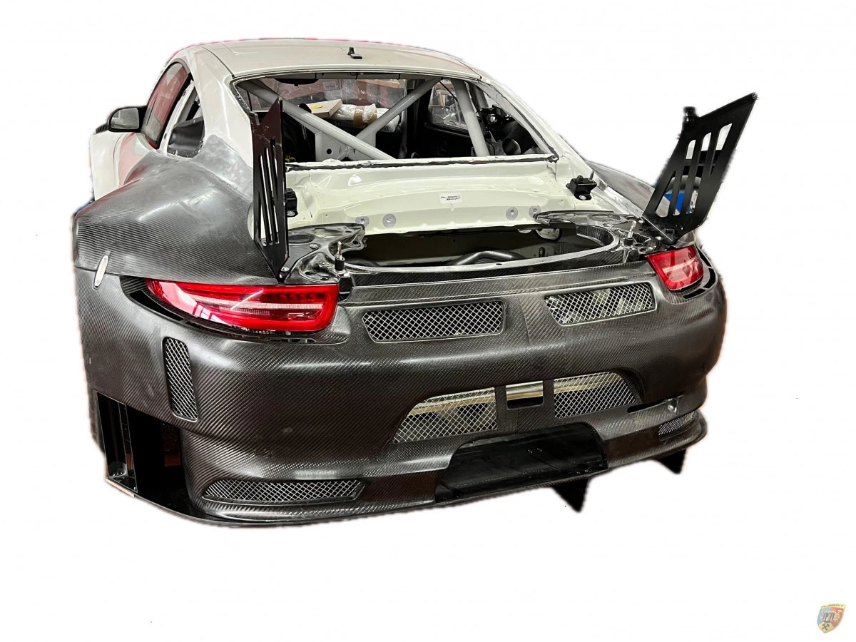 Pare-chocs arrière en carbone pour Porsche 911 GT3 R | Albert Motorsport