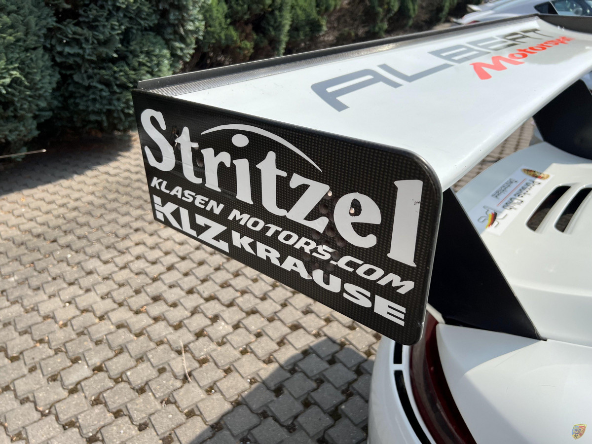 991 GT3 R - RSR side plates carbon for rear spoiler Porsche 911