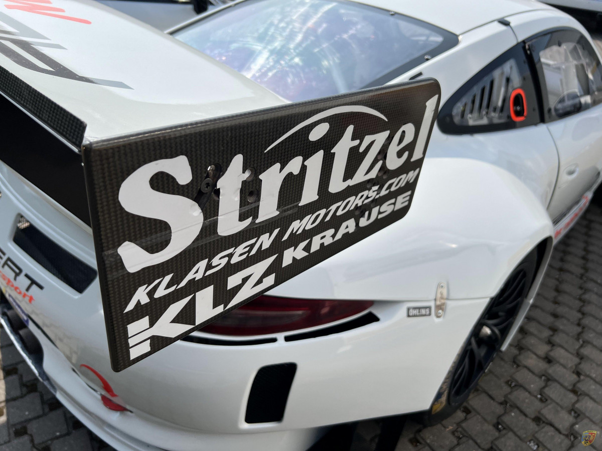 991 GT3 R - RSR side plates carbon for rear spoiler Porsche 911