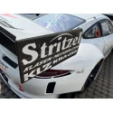991 GT3 R - Plaques latérales RSR en carbone pour aileron arrière Porsche 911 | Albert Motorsport