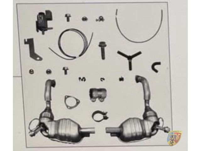 987 - 2.7 - 3.4 Cayman Échappement sport à clapet Équipement d'origine Porsche 2