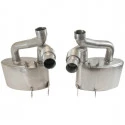 997.1 Carrera sports exhaust with stainless steel tailpipes for Porsche 911 – Albert Motorsport