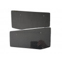 Placas laterales de carbono para alerón trasero Porsche 911 991 GT3 Cup