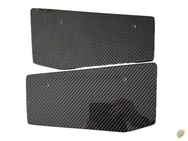 991 GT3 Cup Seitenplatten Carbon für Heckspoiler Porsche 911