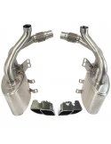 997.1 Carrera sports exhaust with stainless steel tailpipes for Porsche 911 – Albert Motorsport