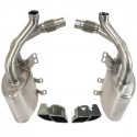 Scarico sportivo Carrera 997.1 con terminali in acciaio inox per Porsche 911 | Albert Motorsport