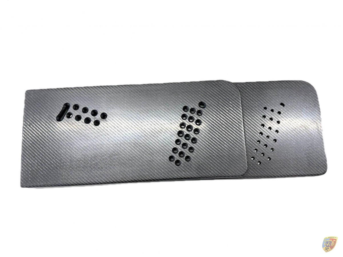 991 GT3 R - RSR side plates carbon for rear spoiler Porsche 911