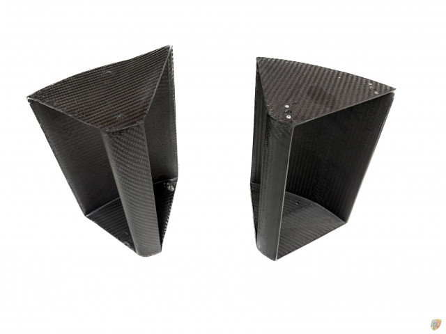 997 GT3 R ribs carbon for rear bar bumper Porsche 911