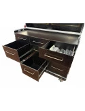 Pitbox L-Case con cassetti anche con schermi - Tipo Albert Motorsport | Albert Motorsport