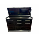 Pitbox L-Case with drawers also with screens - Type Albert Motorsport