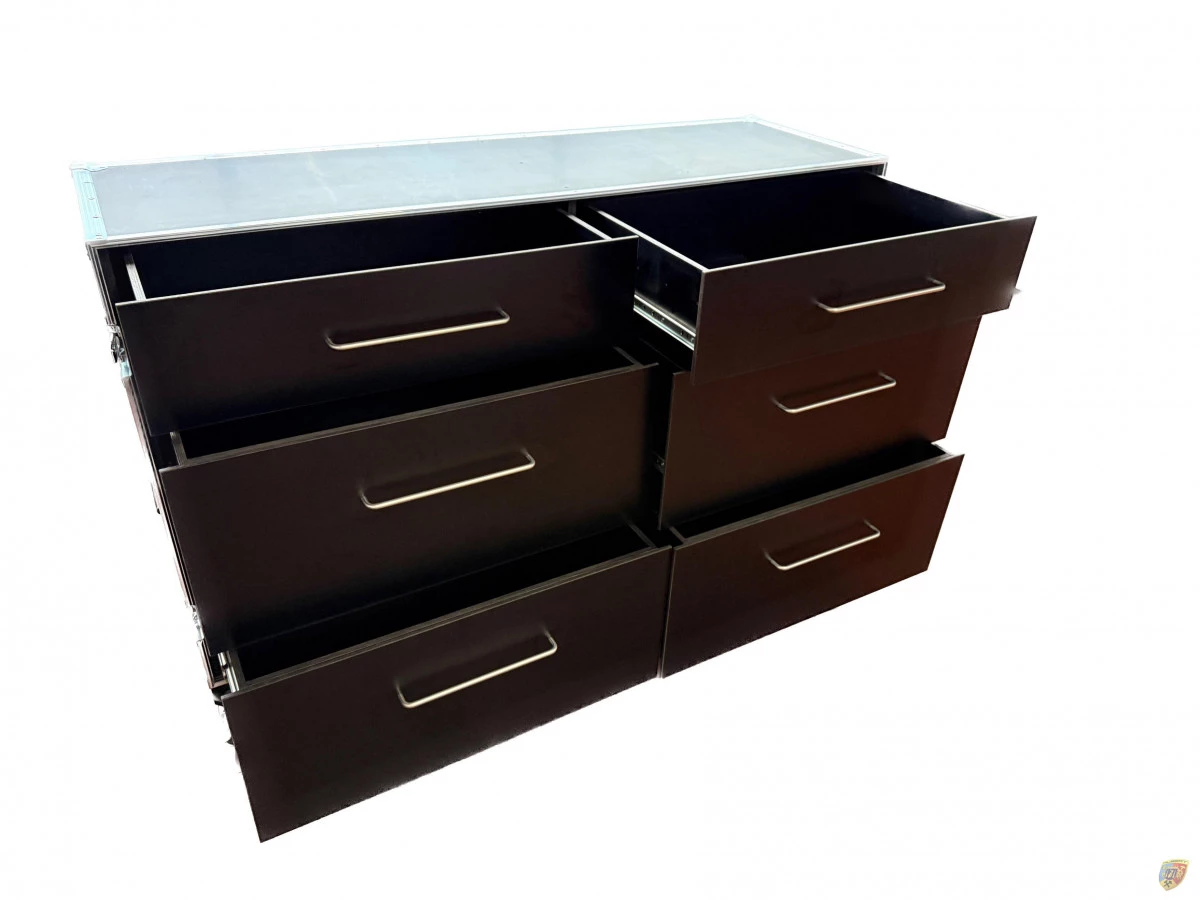 Meuble à tiroirs Flightcase pour Pitbox Race Equipment Type Albert Motorsport | Albert Motorsport
