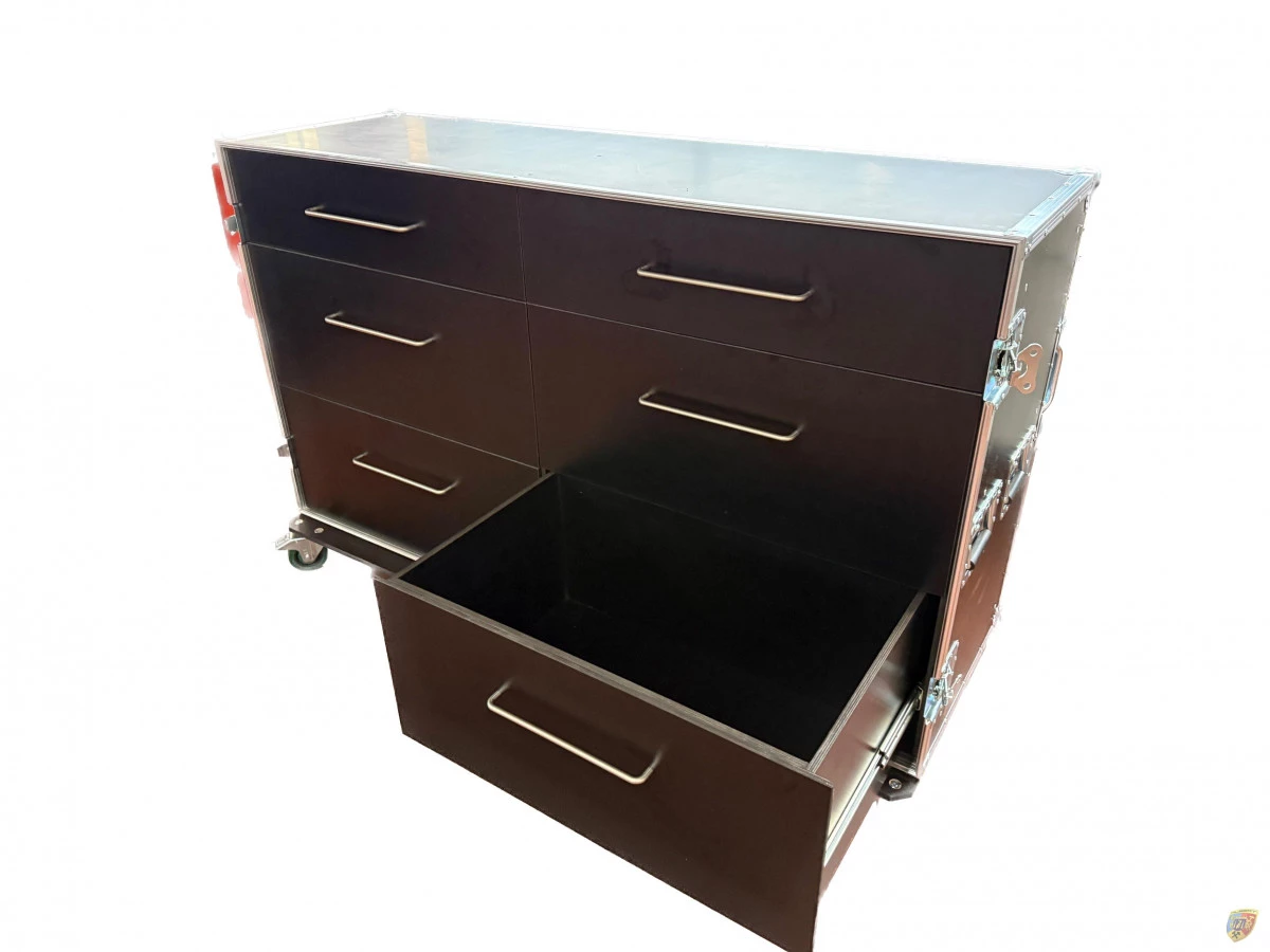 Cajonera Flightcase para Pitbox, equipo de carreras, tipo Albert Motorsport | Albert Motorsport