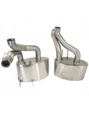 997.1 Carrera sports exhaust with stainless steel tailpipes for Porsche 911 – Albert Motorsport