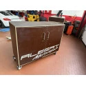 L Case con 2 schermi e scatola di trasporto per Pitbox | Albert Motorsport