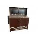Estuche L con 2 pantallas y caja de transporte para Pitbox | Albert Motorsport