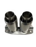 Albert Motorsport|992 GT3 - RS - Cup tailpipe in 917 - RSR - Moby Dick Style stainless steel for Porsche 911
