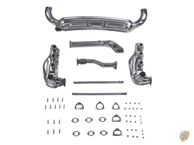 Échappement sport 911 Carrera 3.2 84 mm échangeur de chaleur en acier inoxydable Porsche 911 2