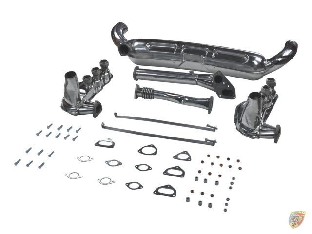 Échappement sport 911 Carrera 3.2 84 mm échangeur de chaleur en acier inoxydable Porsche 911