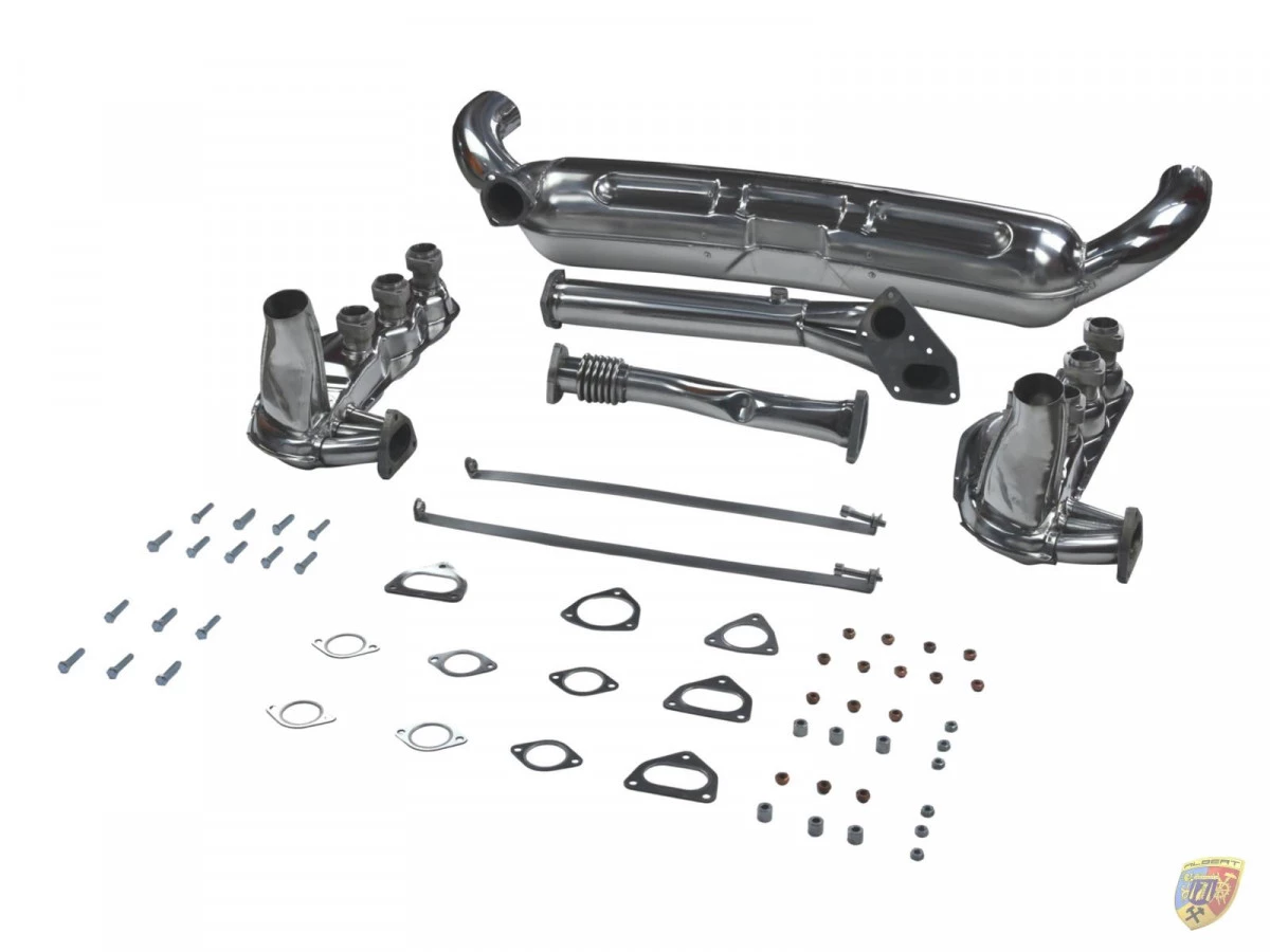 Échappement sport 911 Carrera 3.2 84 mm échangeur de chaleur en acier inoxydable Porsche 911 | Albert Motorsport