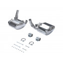 996 Carrera 3.4 sports exhaust polished stainless steel TÜV accessories Porsche 911