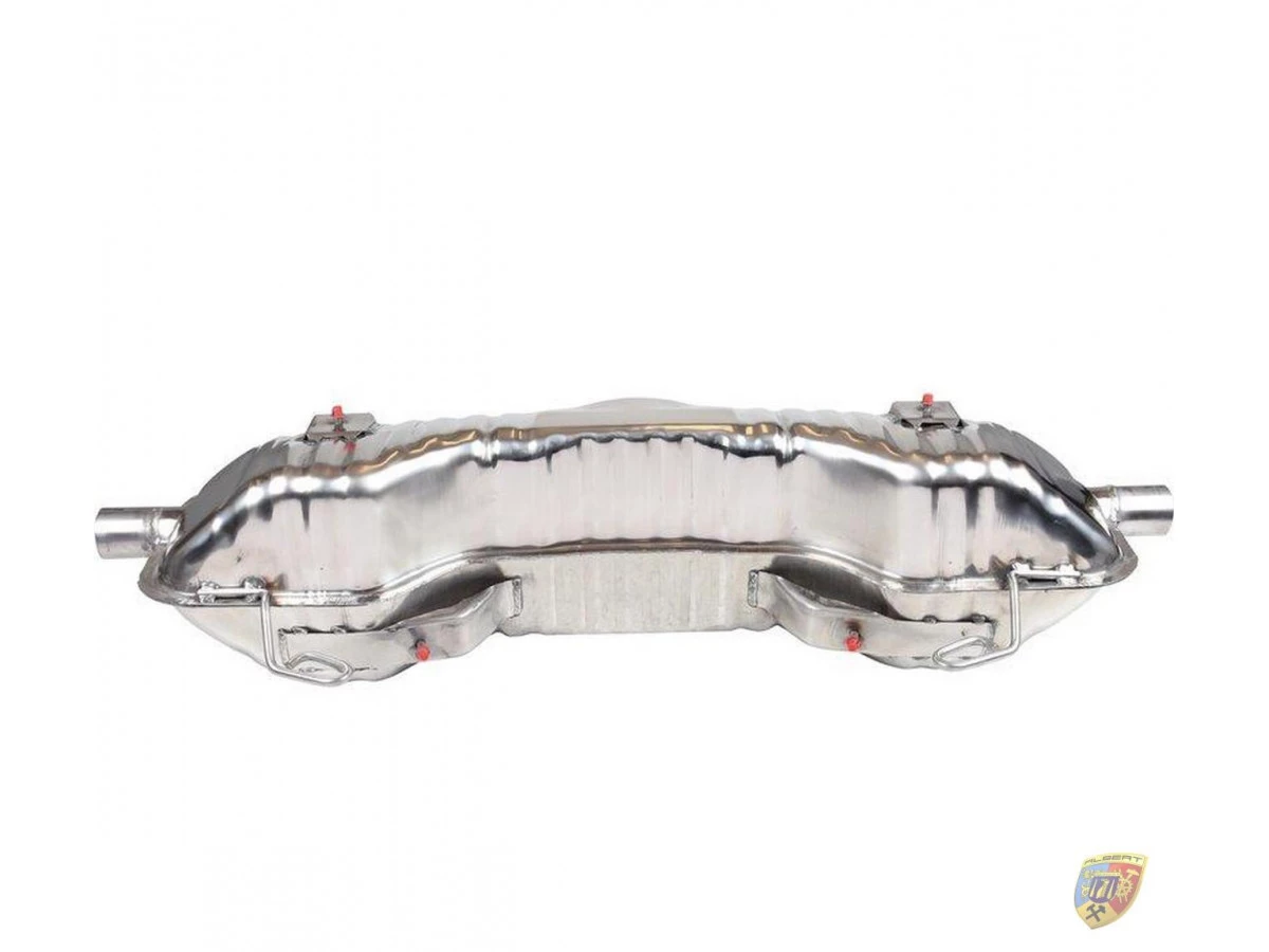 Scarico Boxster 986 OEM di ricambio in acciaio inossidabile lucidato Porsche | Albert Motorsport