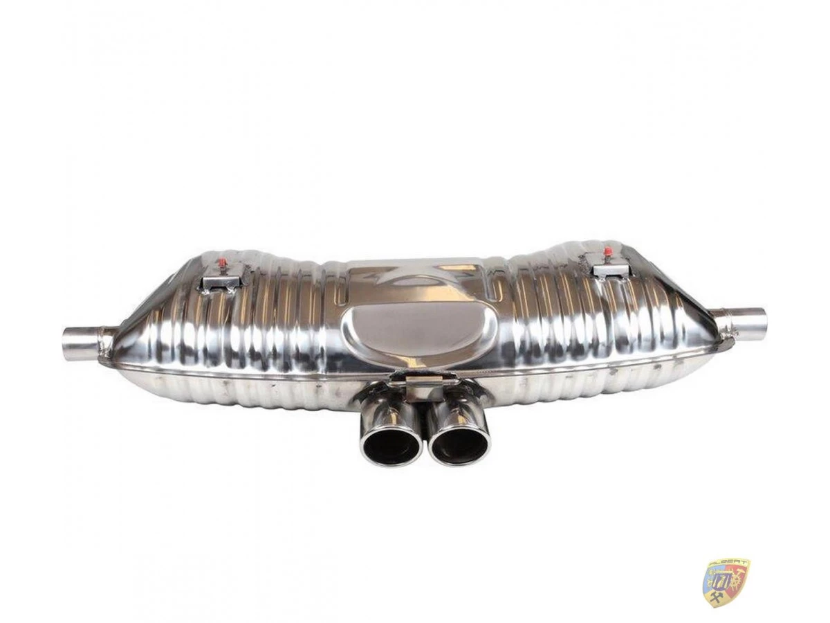Scarico Boxster 986 OEM di ricambio in acciaio inossidabile lucidato Porsche | Albert Motorsport