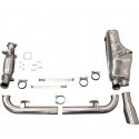Kit d'échappement sport 964 Carrera entièrement en acier inoxydable Porsche 911