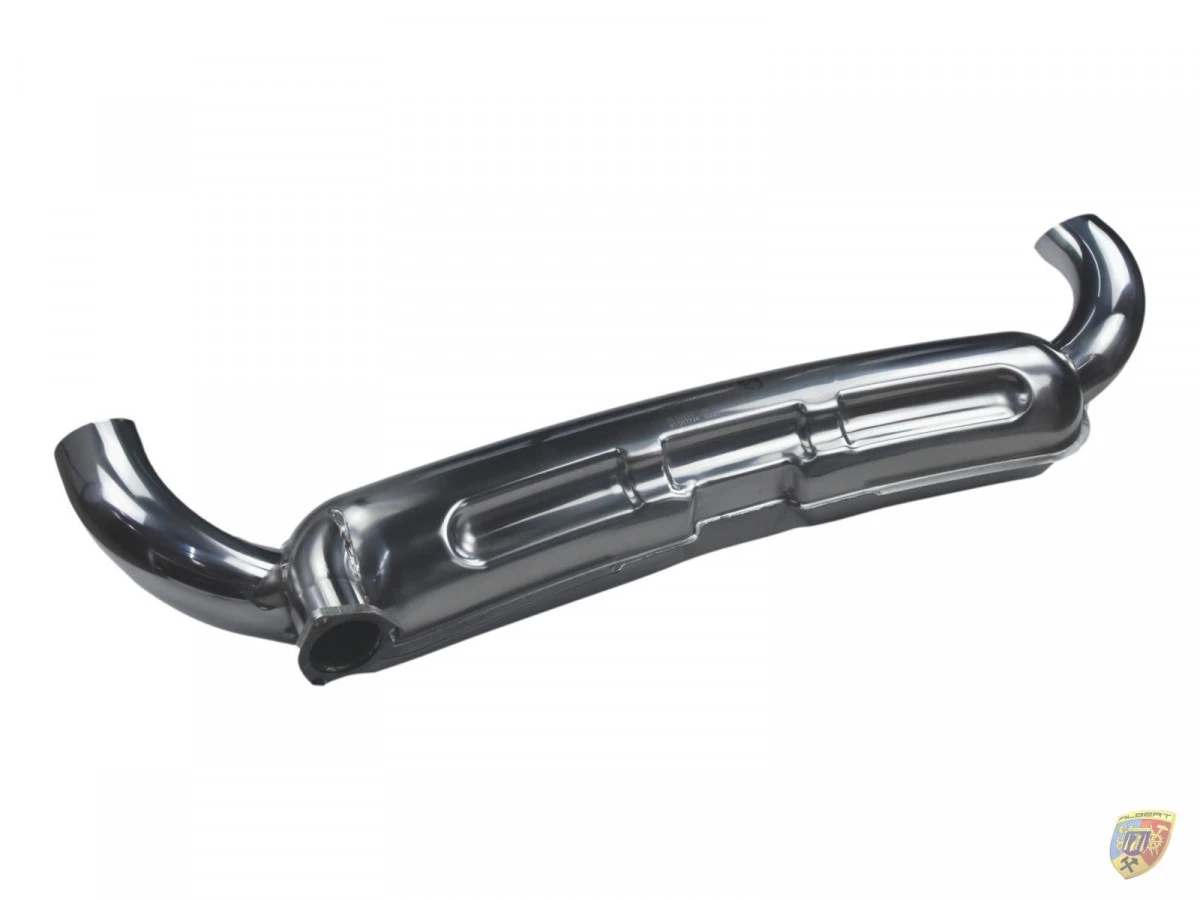 911 Carrera 2.7 - 3.0 - 3.2 Double tuyau d'échappement sport en acier inoxydable 84 mm TÜV pour Porsche | Albert Motorsport