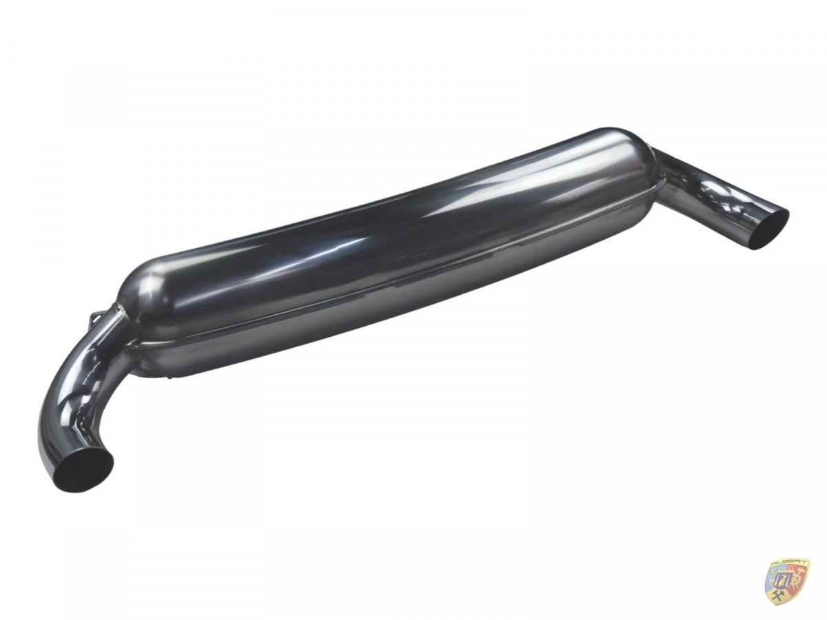 Escape deportivo de doble tubo de acero inoxidable de 84 mm para Porsche 911 Carrera 2.7 - 3.0 - 3.2 | Albert Motorsport