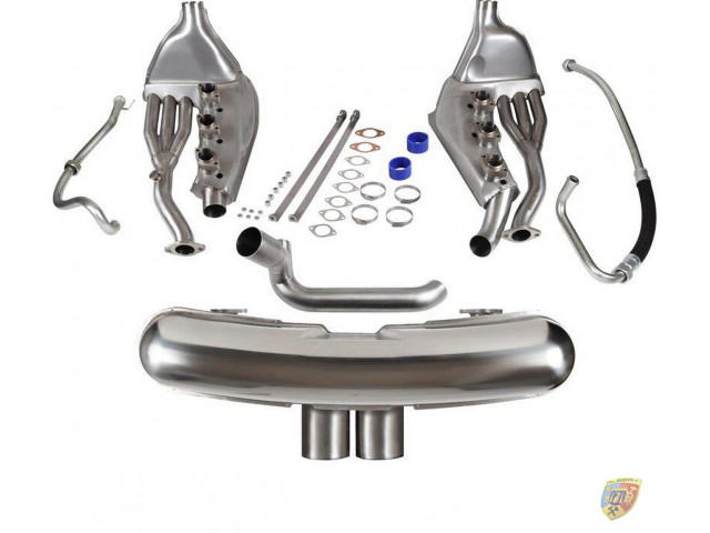 Échappement sport à flux libre 911 Carrera 3.2 GT3 Style en acier inoxydable pour Porsche