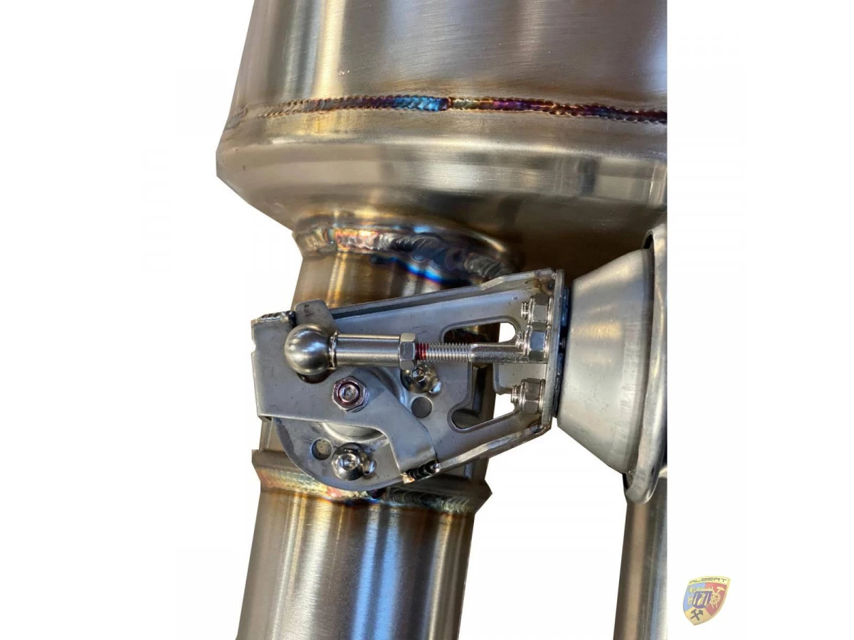 971 - Escape con aleta de escape turbo V6 3.0 para Porsche Panamera | Albert Motorsport