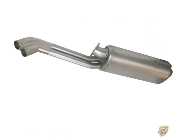 911 - 930 Turbo 3.3 exhaust rear silencer stainless steel without wastegate pipe Porsche – Albert Motorsport