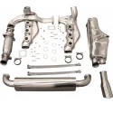 964 Scarico sportivo Carrera senza catalizzatore in acciaio inox per Porsche 911 | Albert Motorsport