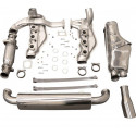 Escape deportivo Carrera 964 sin catalizador en acero inoxidable para Porsche 911