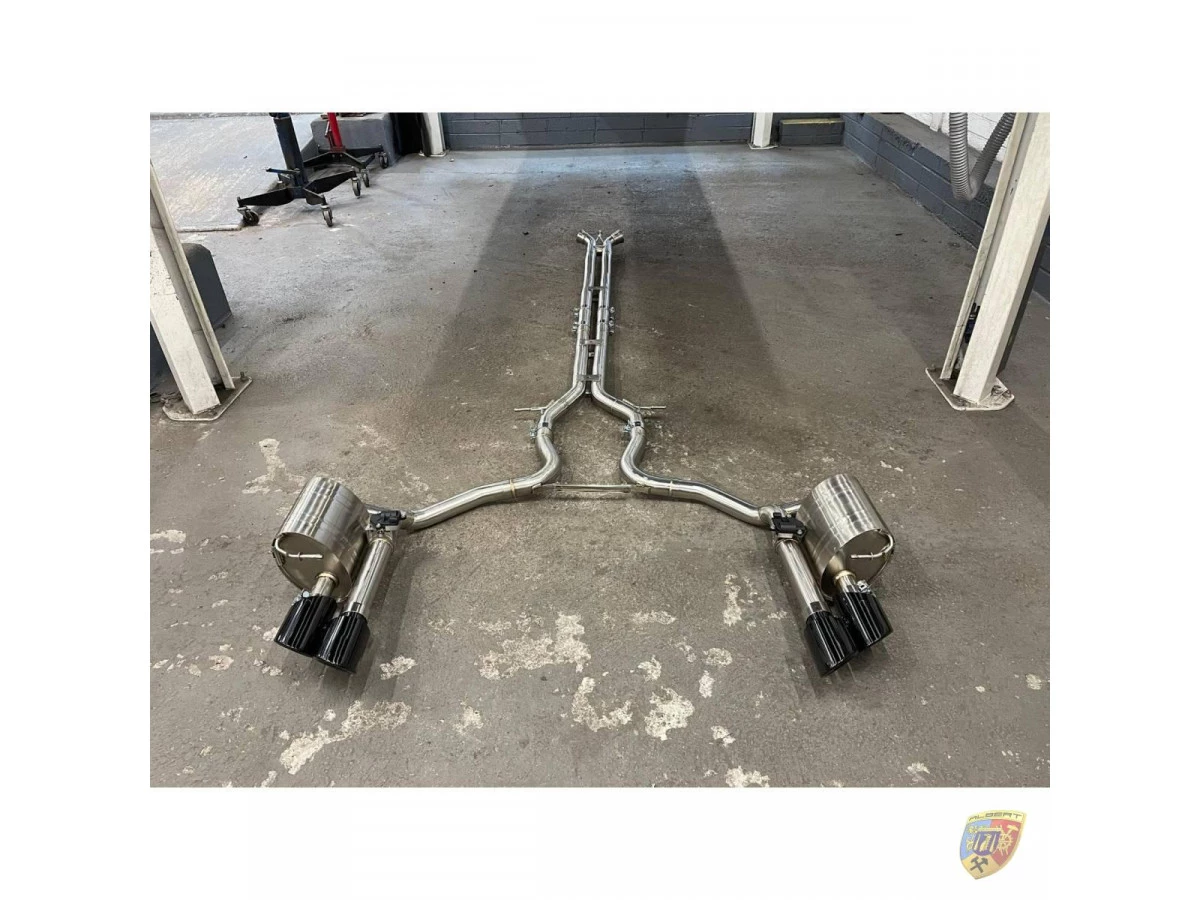 971 - Échappement à clapet biturbo pour Porsche Panamera | Albert Motorsport