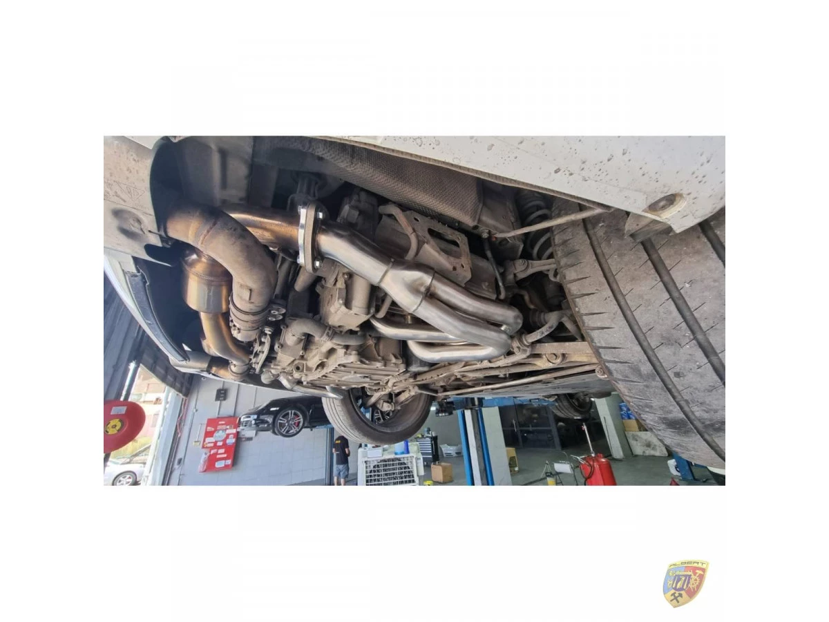 Collecteur d'échappement en acier inoxydable Carrera 996.2 - 997.1 pour Porsche 911 | Albert Motorsport