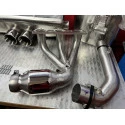 997 - 991.1 Sistema di scarico GT3 Cup con catalizzatore e silenziatori laterali per Porsche 911 | Albert Motorsport