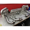 997 - 991.1 Sistema di scarico GT3 Cup con catalizzatore e silenziatori laterali per Porsche 911 | Albert Motorsport