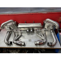 997 - 991.1 Sistema di scarico GT3 Cup con catalizzatore e silenziatori laterali per Porsche 911